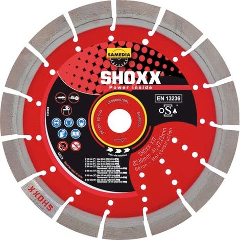 Disque Diamant Shoxx 17 Diam 350 Mm Hauteur Diamantee 17 Mm (1/2)