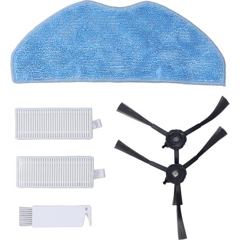 Kit d'accessoires de pièces de rechange pour aspirateur Robot 360 2S S8 S8Plus, brosse latérale, filtre en tissu de vadrouille avec poils (1/5)
