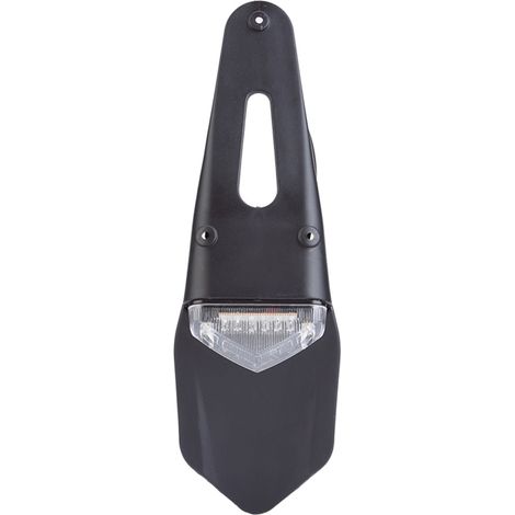Feux arrière de freinage LED pour moto, feux de garde-boue arrière, feux de plaque d'immatriculation pour moto tout-terrain, argent (1/5)
