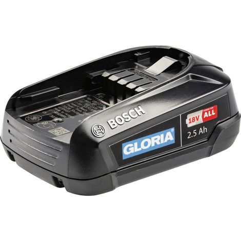 Gloria Haus und Garten 729101.0000 2.5 Ah Bosch Akku Werkzeug-Akku 18 V 2.5 Ah Li-Ion