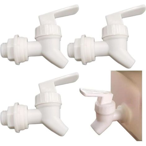 Bardusch-4pcs Robinet De Refroidisseur De Remplacement, Robinets De Distributeur De Type Poussoir en Plastique, Robinet De Distributeur D' pour Seau De Bouteille De Vin De Bière (1/5)