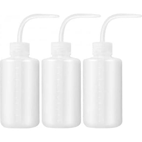 Lot de 3 flacons pissettes transparentes pour plantes et eau - En plastique - 250 ml (1/5)