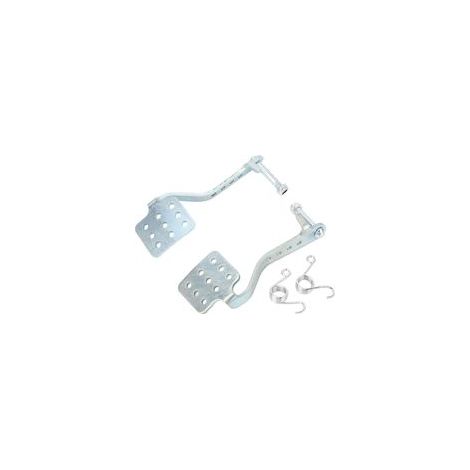 Kit de pédales Go Kart, pédale d'accélérateur de frein antidérapante avec ressorts de rappel pour fusée de route 212cc 196cc 6,5hp 5,5hp