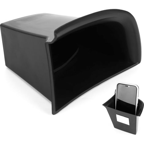 Boîte de rangement pour accoudoir de porte côté conducteur, avec poche pour téléphone et pièces de monnaie, compatible avec Mazda 3 Axela 2019-2020 (conduite à gauche). (1/5)
