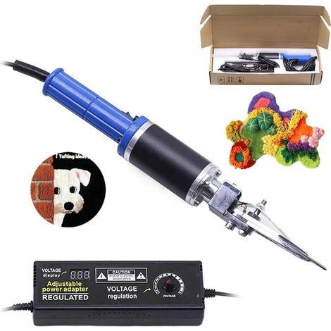 Ciseaux électriques de sculpture de tapis, sculpteur de tapis, ciseaux de coupe, rechargeables, for outils de touffetage(3000W) (1/5)