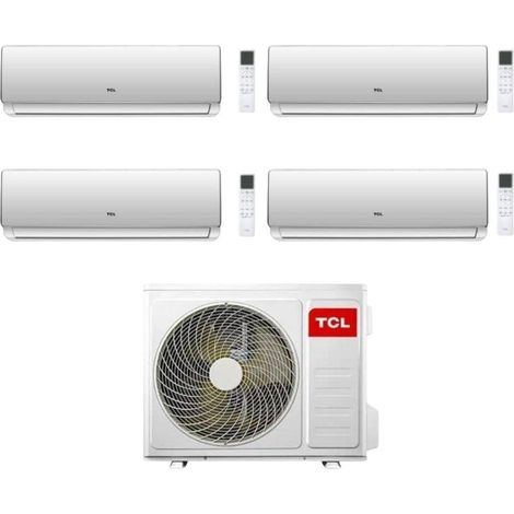 Climatiseur TCL Climatiseur Inverter Quadri Split Elite F2 série SN F2S0 9+9+9+12 BTU avec MT4250 Wi-Fi R-32 Classe A++