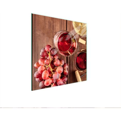 PLACA PROTECTORA DE VIDRIO PARA ESTUFA 50x52 VINO (1/5)
