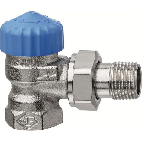 HEIMEIER Thermostat-Ventilunterteil mit geringem Widerstand, Eckform, DN 10, 2241-01.000 (1/3)