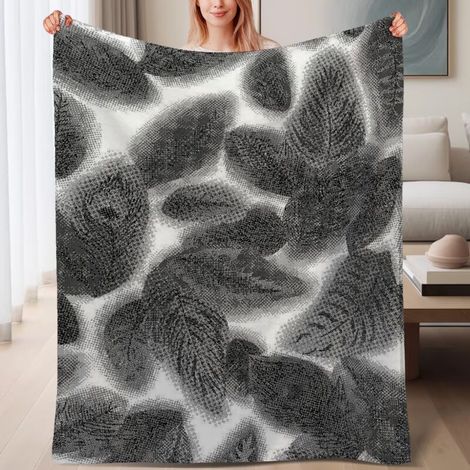 Couverture de lit en polaire polyester chaude et douce en microfibre,6080 pouces,6080 pouces (1/4)