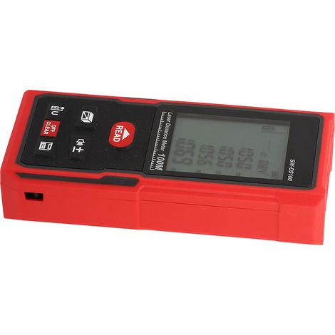 Télémètre laser infrarouge portable, mesure rapide et précise, portée de 100 m (328,1 pi) à 630-670 nm.