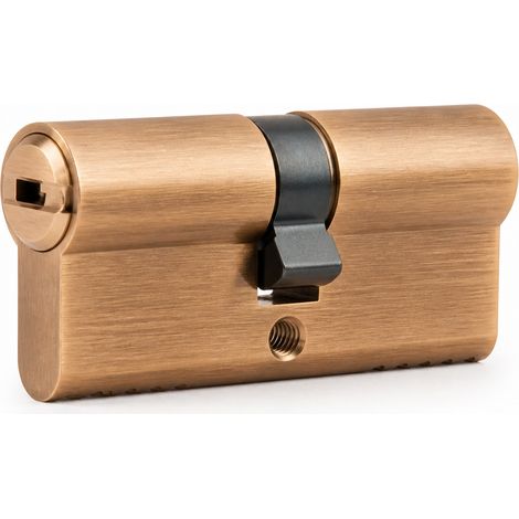 Messing-Einzylinder für Eingangstürschloss 65 mm (1/5)
