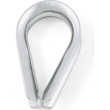 Drahtseilkausche für 6 mm Edelstahl AISI 316 (V4A) (1/2)