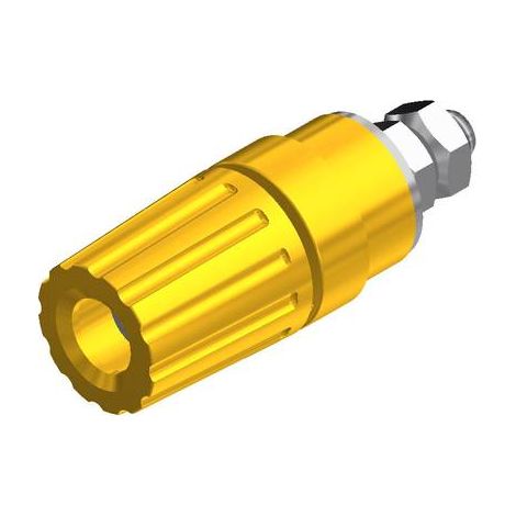 Borne de polarité Ø stylo (détails): 4 mm SKS Hirschmann PKI 110 931714103 jaune 35 A 1 pc(s) D24615 (1/2)