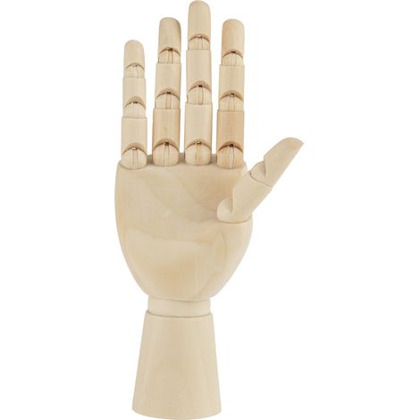 Femme artiste modèle mannequin articulé en bois sculpté corps main articulé jointé mannequin bois (1) (1/5)