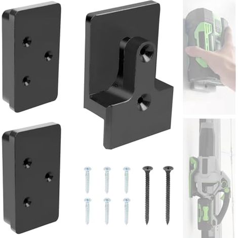 Kit de support mural pour souffleur de feuilles EGO / batterie, support mural de rechange compatible avec souffleur de feuilles EGO 530 615 650 LB5300 (1/5)