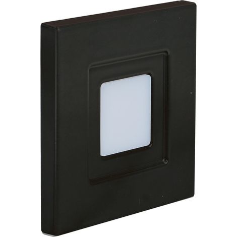 ISO 60 CCT Encastré Mur LED 1,2W 3CCT 2700/3200/4000K 40lm 115° 40000h noir ARIC 51876 (1/4)
