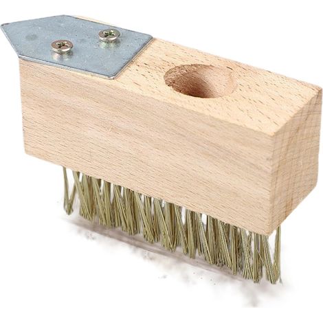 Désherbeur de mousse pour pavés – Brosse métallique pour désherber l'allée Outil de retrait de joints, angle de 45 degrés, désherbage manuel pour la maison, la cour, le jardin, la terrasse (1/5)