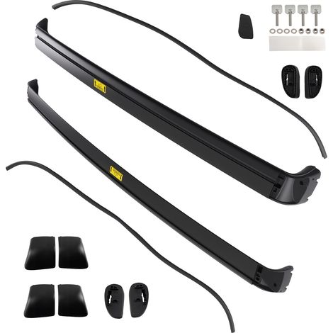 Aluminum Black Luggage Roof Cross Rails Bars Rack For Tesla Model Y 2019-Onwards (1/4)