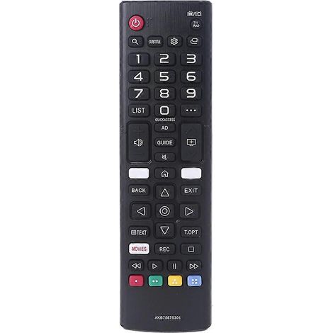 Télécommande de remplacement AKB75675301 pour téléviseurs compatibles avec les modèles 43LM6300PLA, 32LM6300PLA, 49UM71007LB, 49UM7100PLB et 49UM7390PLC (1/5)