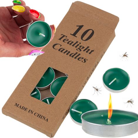 Candele antizanzare TG81587, confezione da 10 pezzi (1/5)