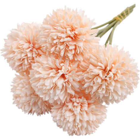 6 Hortensia, Soie, Rond, Décoration Intérieur, Mariage Fête (1/5)