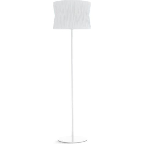 Floor lamp CORA E27 60W Bianco Ribbon wrapped white (1/3)