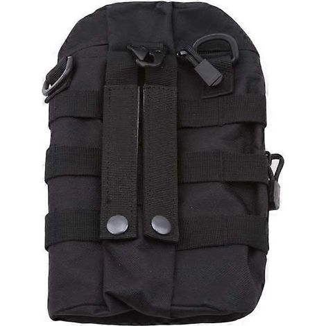 Étui tactique Molle à fermeture éclair pour bouteille d'eau camouflage, petite pochette en nylon imperméable, sac banane pour voyage et activités de plein air, pochette pour bouteille de sport