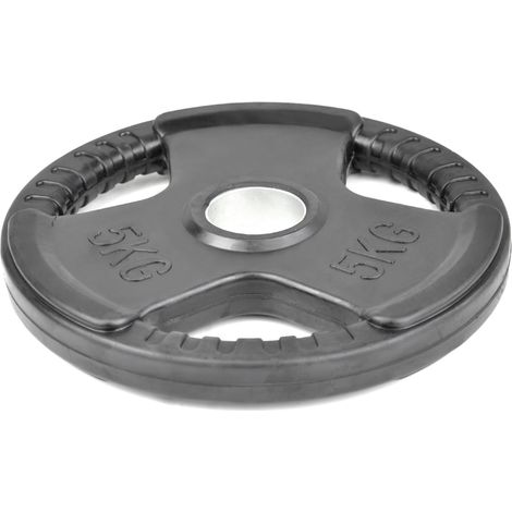 Peso metálico con superficie de goma de 5 kg (tipo master)