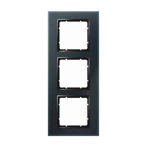 Berker B7  Cornice 3 elementi vetro / antracite 10136616