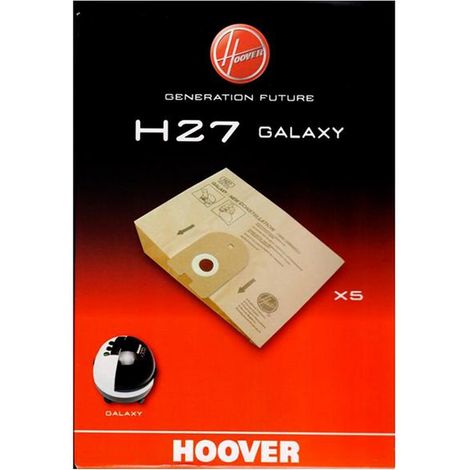 Ersatzteil - 5er Pack Staubsaugerbeutel H27 GALAXY -  - HOOVER
