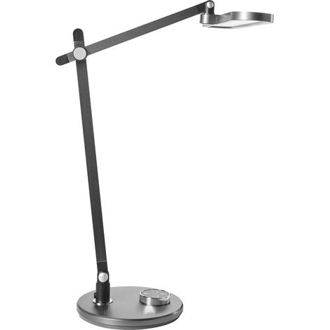 Lampada da tavolo multifunzionale a LED ABS Braccio regolabile e ruotabile Dimmer Modalità di spegnimento Ritardo Casa Ufficio Grigio Hydrus (1/5)