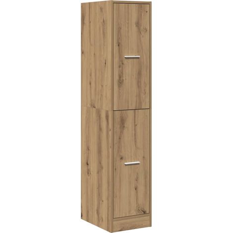 Meubles de Rangement,Armoire d'apothicaire Chêne artisanal 30x41x144,5 cm Bois d'ingénierie CFW211859 (1/5)