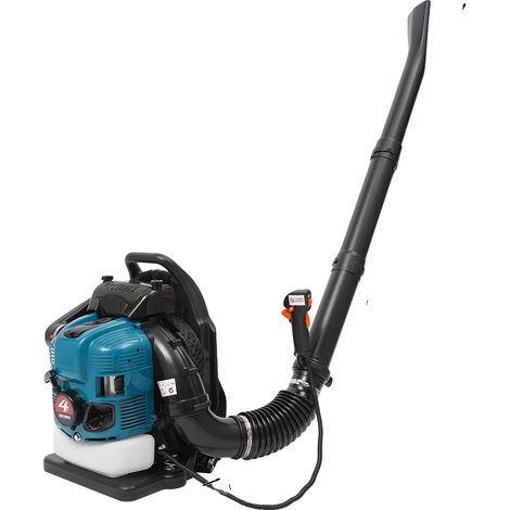 Soplador de hojas a gasolina, cilindrada de 75,6 cc, potencia de 2,6 kW, depósito de combustible de 1,9 L, velocidad de 7000 rpm, longitud de manguera de 168 cm. (1/5)