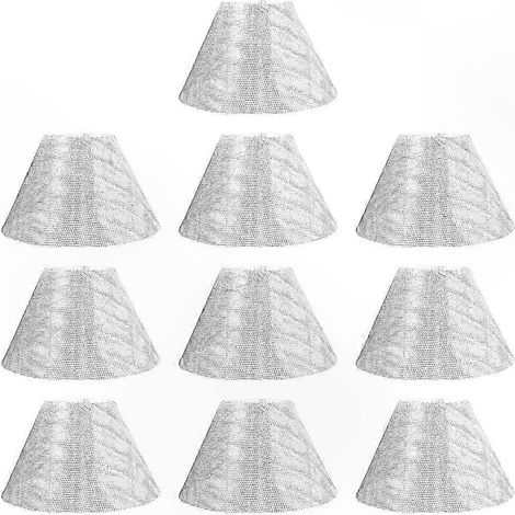 Dunstabzugshaubengitter, 10er-Pack Ersatzfettfilter, Küchenlüftungsgitter, einfache Installation, garantierte Sicherheit, universelle Kompatibilität (1/4)