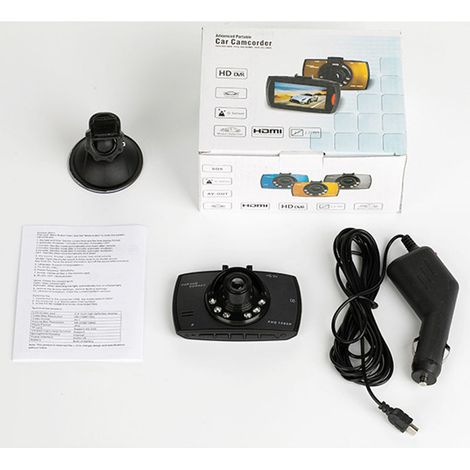 G30 HD Auto-DVR mit Einzel-/Doppelaufnahmeobjektiv, Videoaufzeichnung vorne und hinten, Nachtsicht, Weitwinkel, 1080P und Rückfahrkamera -- Standardauflösung 2.2 (Einzelaufnahme) (1/3)