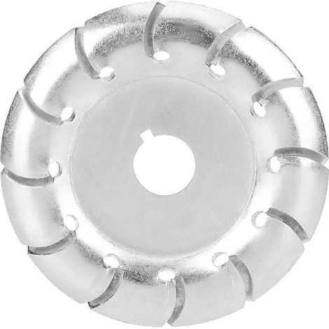 Disque à tronçonner le bois 12 dents, acier au manganèse argenté, 85 x 16 mm, pour meuleuse d'angle.