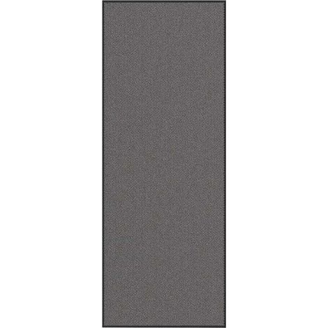 Paillasson anthracite antidérapant flexible 115 x 300 cm en PP anthracite