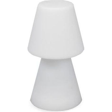 Akku Tischleuchte LED dimmbar IP65 30 cm mit Farbwechsel RGBW Fernbedienung kabellose Outdoor Tischlampe außen (1/5)