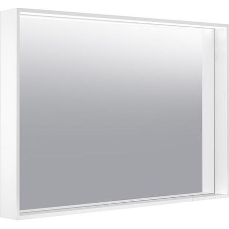 Miroir lumineux KE X-Line 33298, DALI, avec chauffage de miroir, truffe, 1000x700x105mm