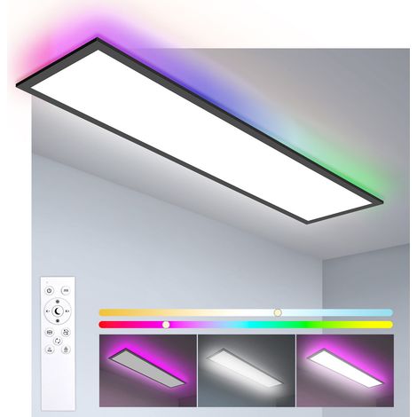 LED Deckenleuchte RGB Quadratisch Dimmbar Mit Fernbedienung (1/5)