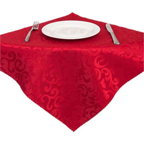 Serviette De Table - 48 X 48 Cm - En Polyester - Lavable En Machine - Lot De 10 (1/5)