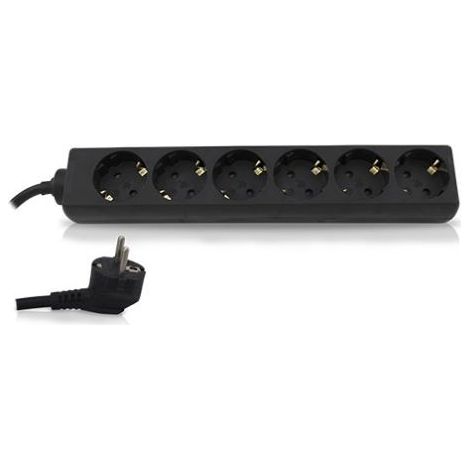 Cavo multiplo 6 prese 1,5 m nero GSC 0000030