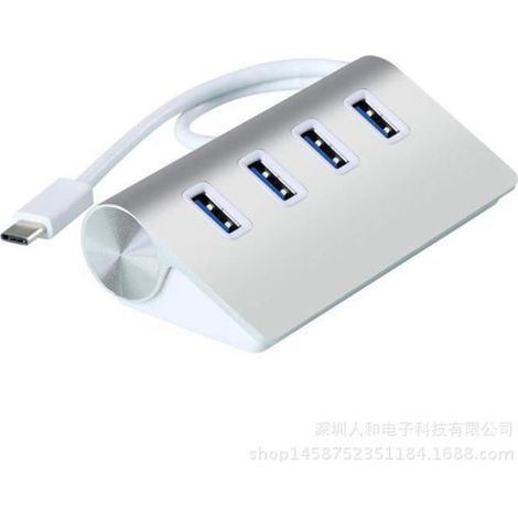 4-Port Hub USB 2.0 High Speed Ports Pour Ordinateur, Pc, Tablette-Ywey (1/5)