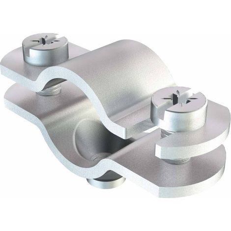OBO Bettermann Collier d'écartement avec raccord fileté M6 8-12mm Acier galvanisé, 1366122 (1/2)
