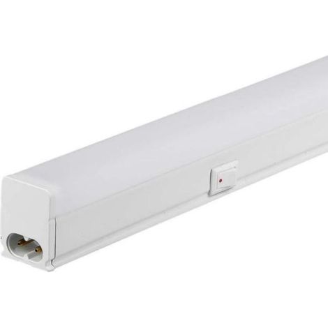 Lámpara de techo LED lineal Samsung Chip V-TAC de 4 W y 30 cm, conectable con interruptor, blanco cálido (1/5)