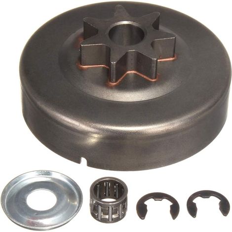 1 Kit Embrayage,Pignon 3/8 7T,Roulement,Cage,Aiguilles,Tronçonneuse Stihl