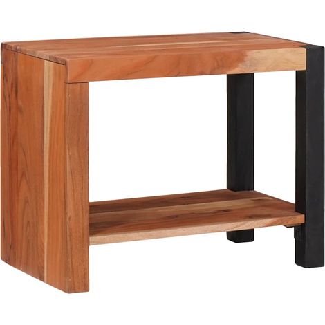 Bücherregal Braun 50 x 30 x 40 cm Massivholz Akazie