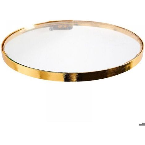 Étagère murale - Étagère décorative murale dorée, étagère flottante en verre Étagère flottante moderne et minimaliste