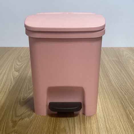 Poubelle À Pédale - 10 L - Plastique - Pour Cuisine Salle De Bain Compost - Noir (1/5)