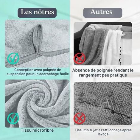 Serviette de Bain Grande Taille XXL, Gris Cir, 200x100 cm, Drap de Bain en Microfibre, Douce et Absorbante pour Salle de Bain (1/5)
